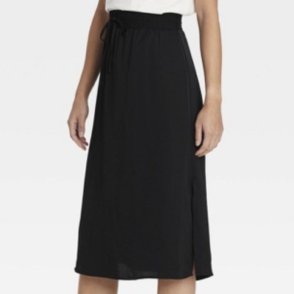 High-Rise Midi Slip Skirt (A New Day)